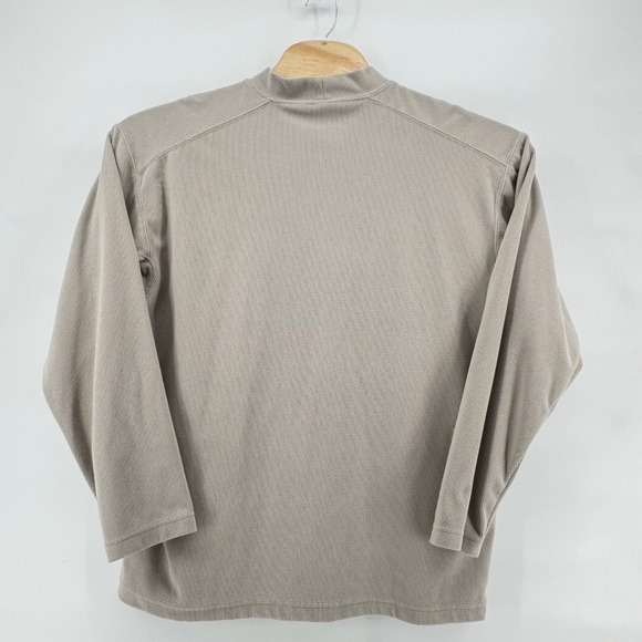 Mens Columbia Mock Utility Mock Neck Grandpa Core Long Sleeve Shirt Size M - Picture 3 of 12